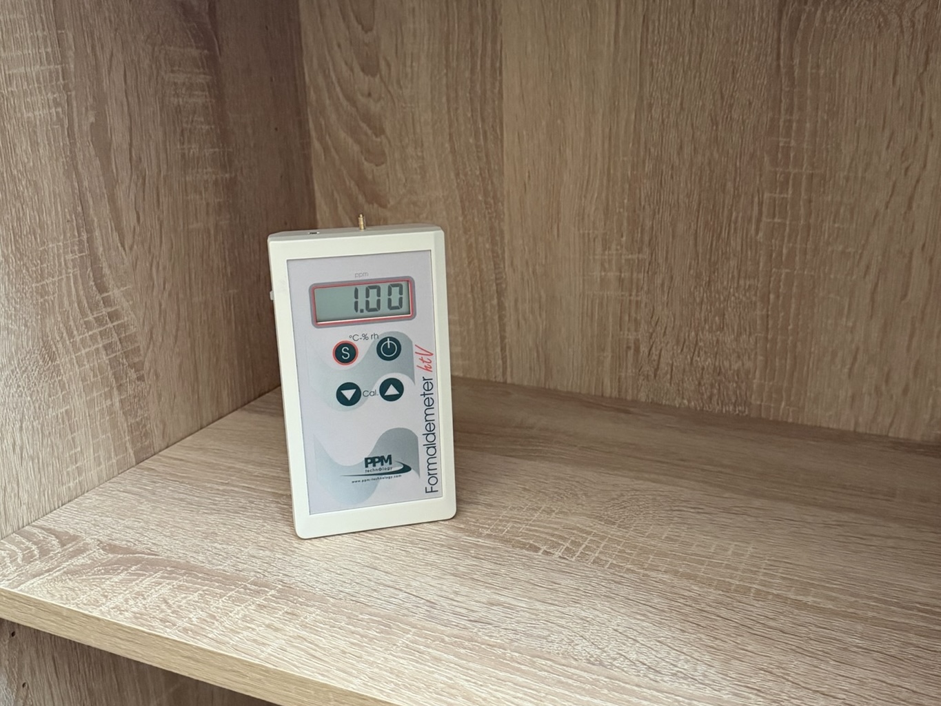 量測甲醛施工照片