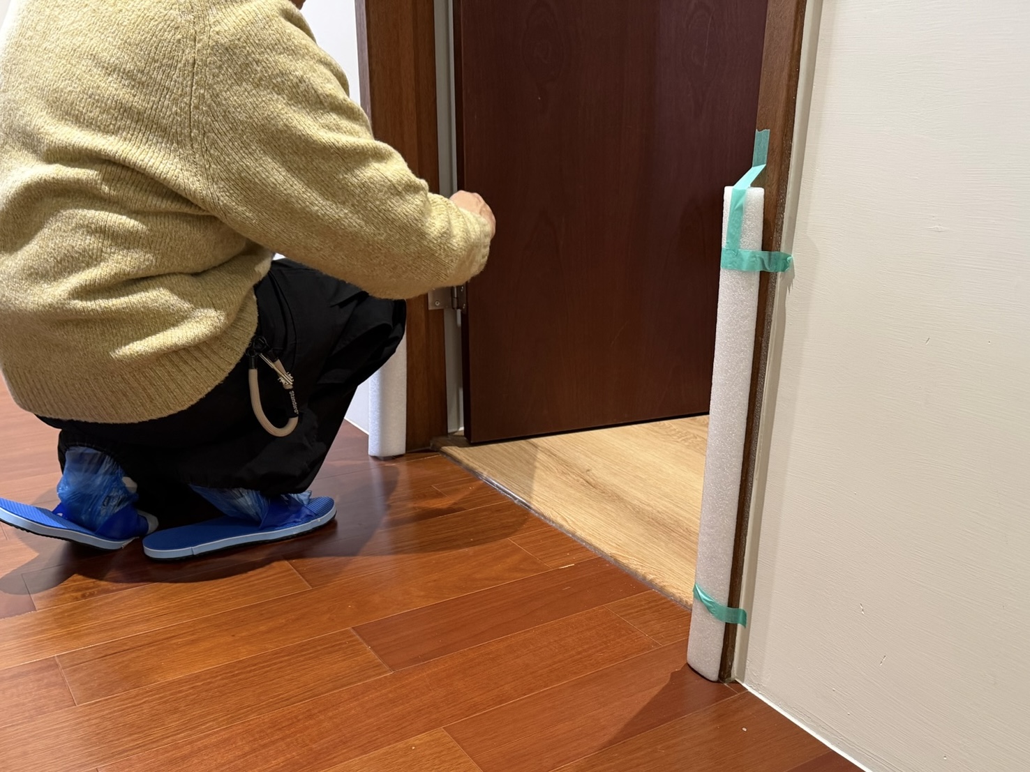 施工過程保護措施現場保護照片